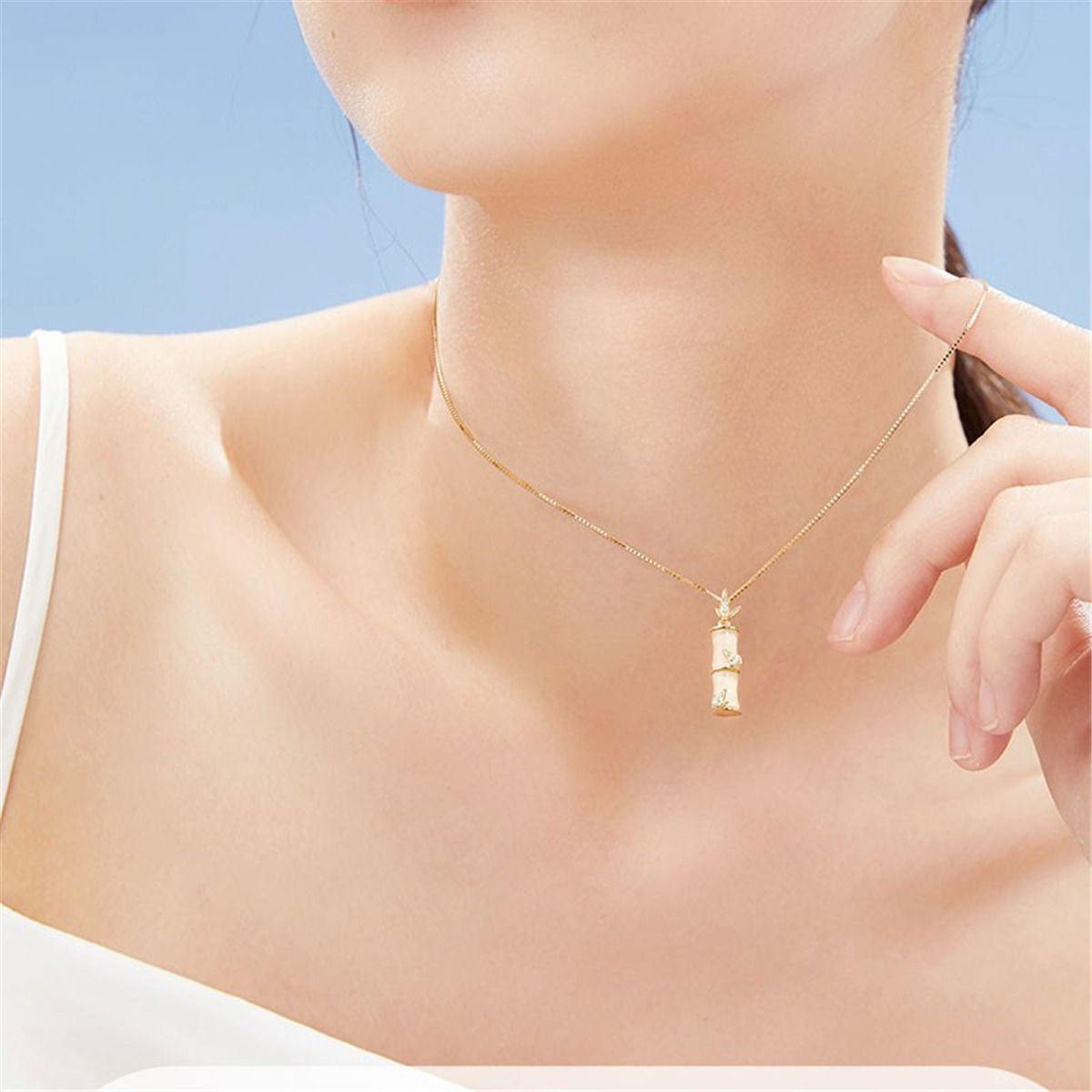 Bamboo necklace