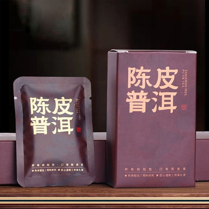 Orange peel Pu-erh tea