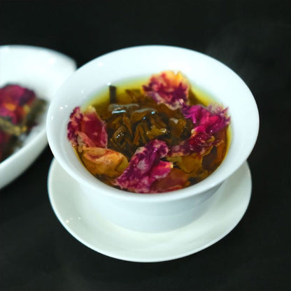 Rose Pu ‘er tea