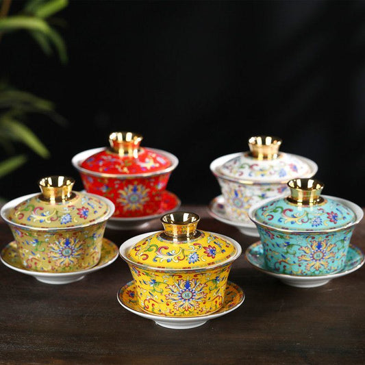 Eight Treasure Tea Bowl