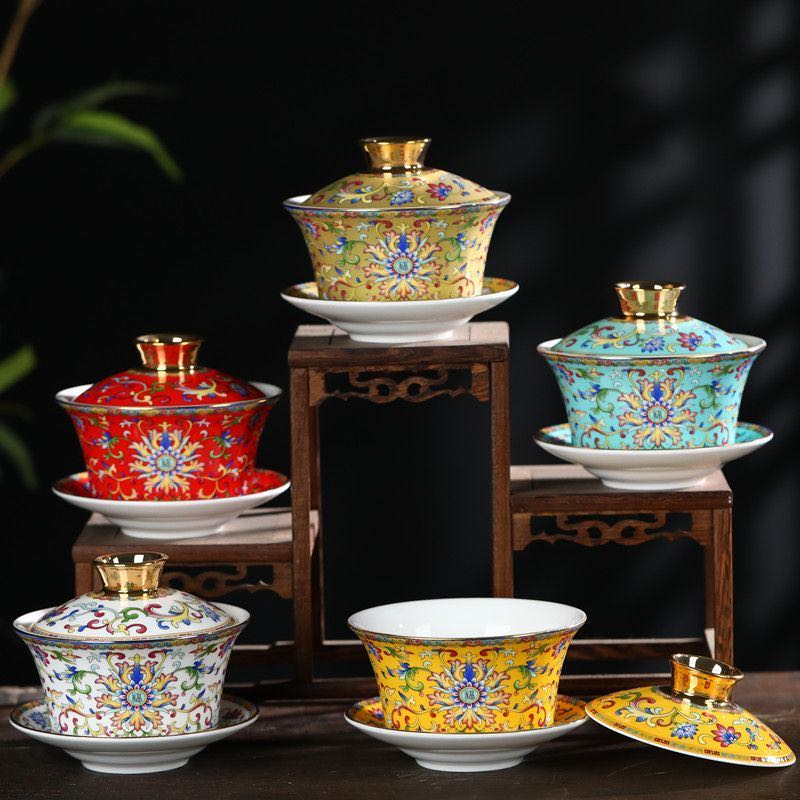 Eight Treasure Tea Bowl