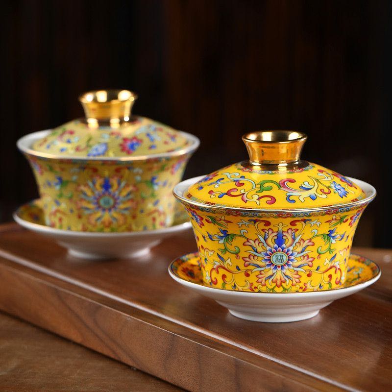 Eight Treasure Tea Bowl