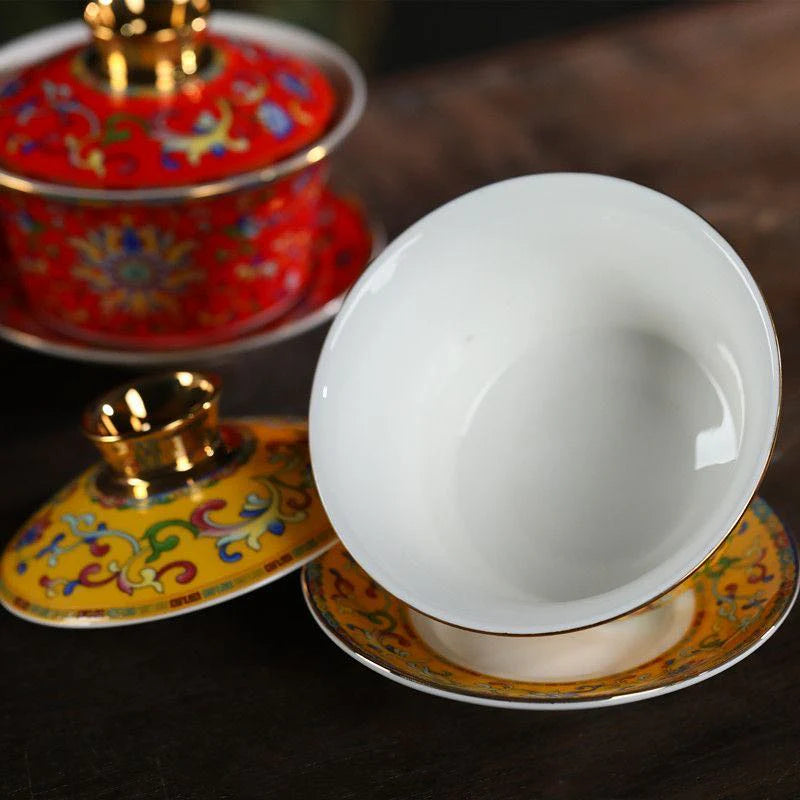 Eight Treasure Tea Bowl