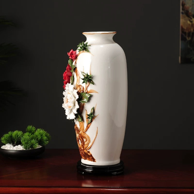 Peony Ceramic Vase 3