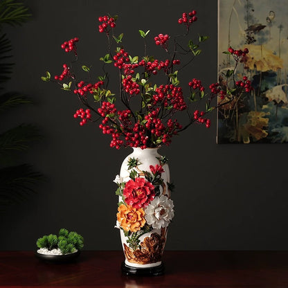Peony Ceramic Vase 3